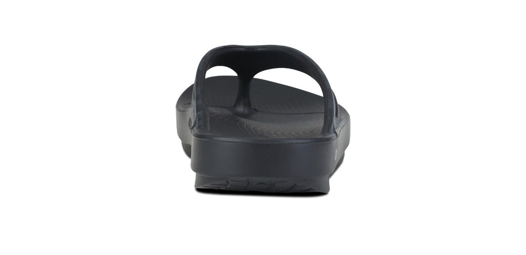OOFOS BAUER x Women's OOriginal Sport Flip-Flop Sandals - Black Asphalt