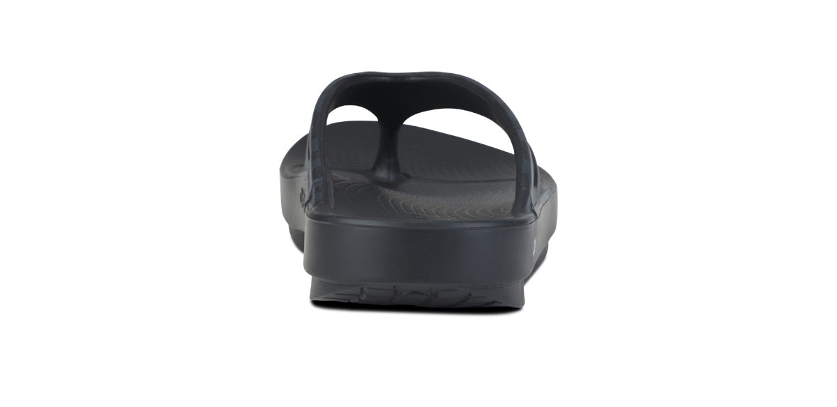 OOFOS BAUER x Women's OOriginal Sport Flip-Flop Sandals - Black Asphalt