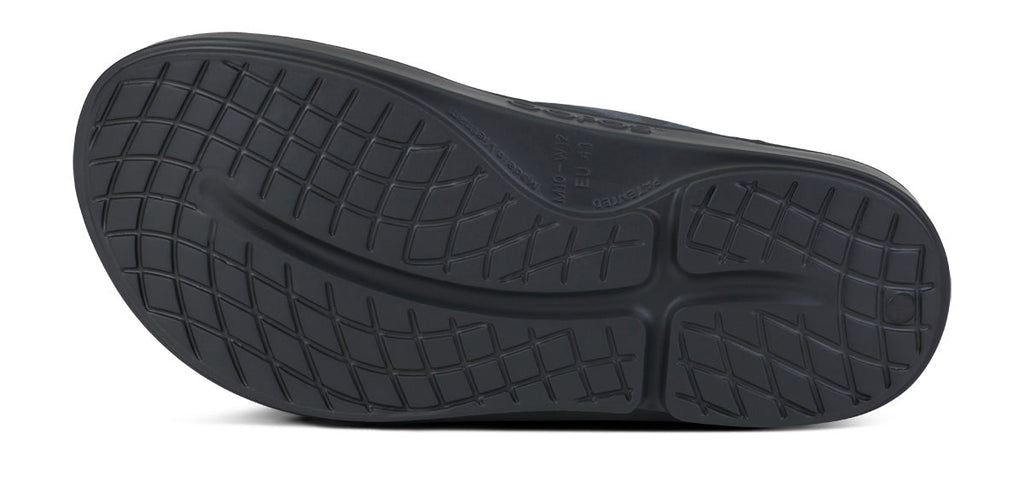 OOFOS BAUER x Women's OOriginal Sport Flip-Flop Sandals - Black Asphalt