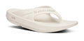 OOFOS BAUER x Men's OOriginal Sport Flip-Flop Sandals - Chalk