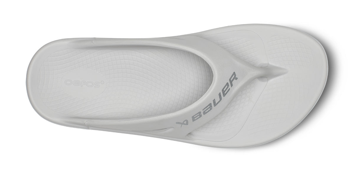 OOFOS BAUER x Men's OOriginal Sport Flip-Flop Sandals - Moonstone
