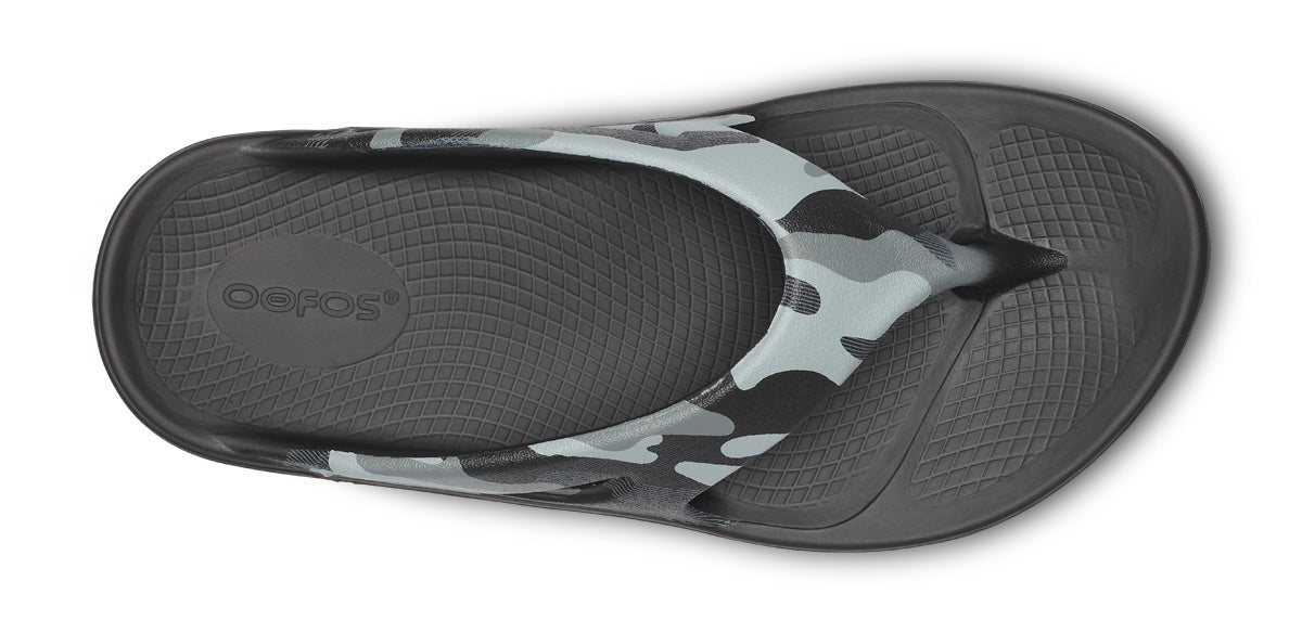 OOFOS Men's OOriginal Sport Flip-Flop Sandals - Night Camo
