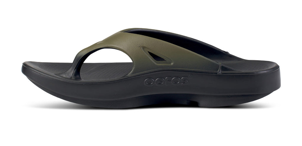 OOFOS Men's OOriginal Sport Flip-Flop Sandals - Tactical Green