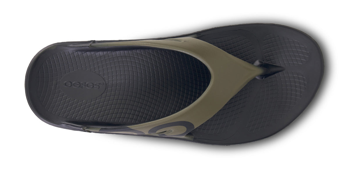 OOFOS Men's OOriginal Sport Flip-Flop Sandals - Tactical Green