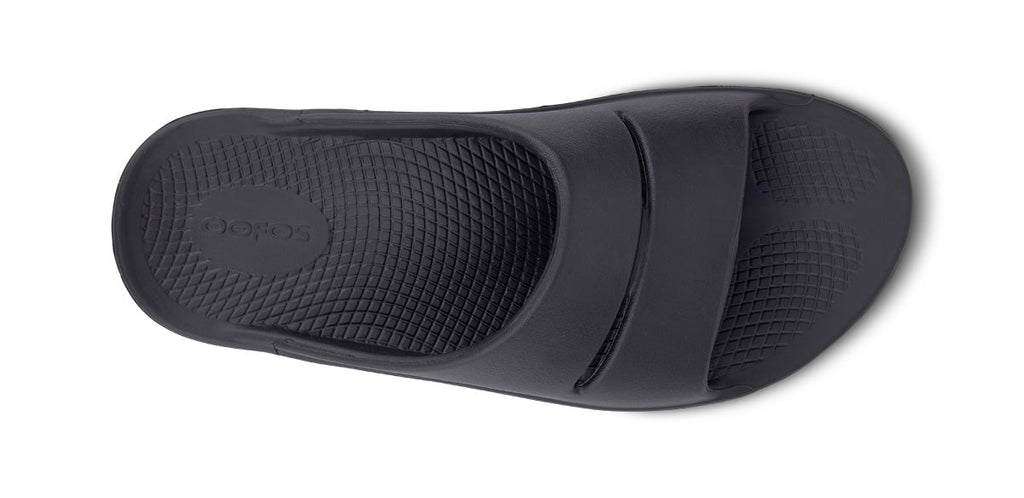 OOFOS Men's OOahh Slide Sandal - Black