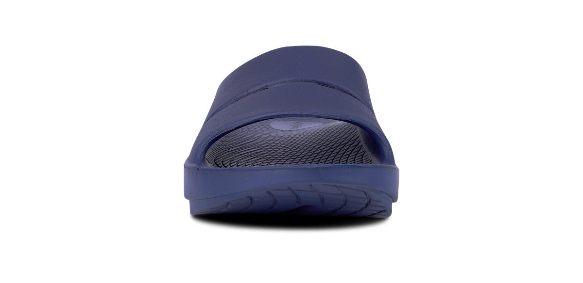 OOFOS Men's OOahh Slide Sandal - Navy