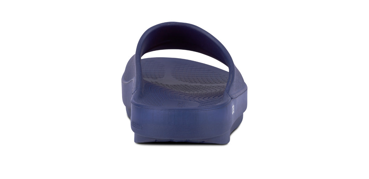 OOFOS Women's OOahh Slide Sandal - Navy