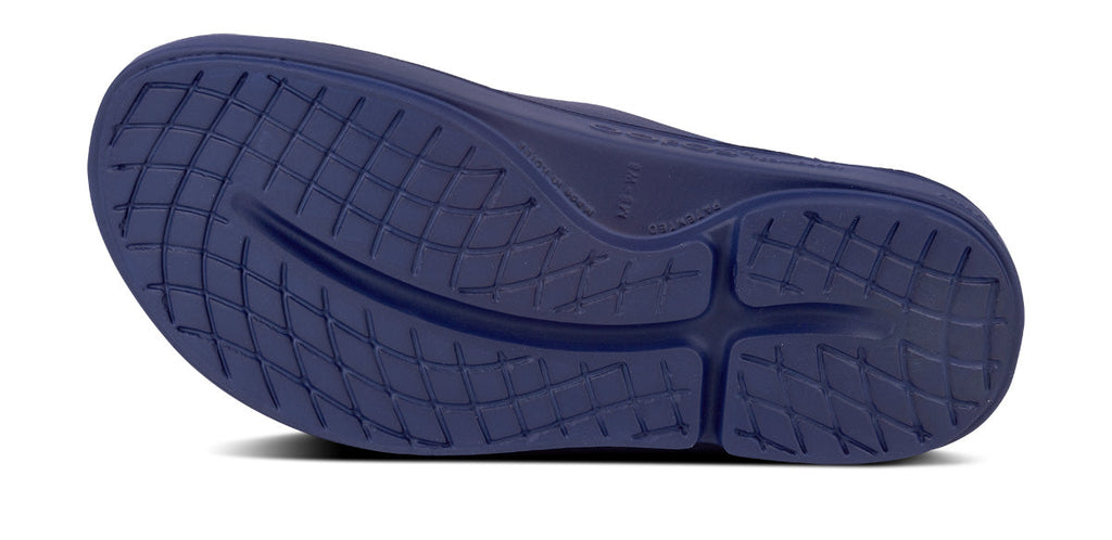 OOFOS Women's OOahh Slide Sandal - Navy