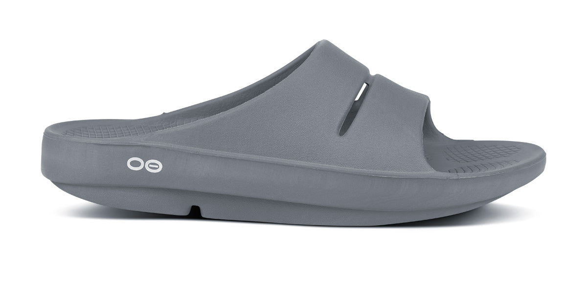 OOFOS Women's OOahh Slide Sandal - Slate
