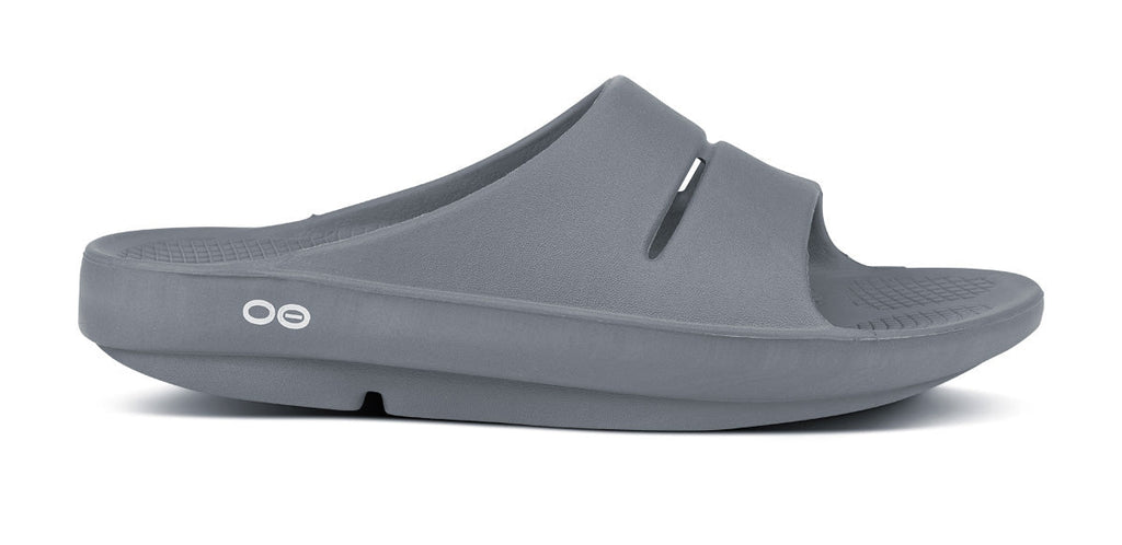 OOFOS Men's OOahh Slide Sandal - Slate