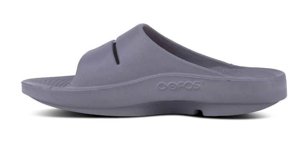 OOFOS Women's OOahh Slide Sandal - Slate