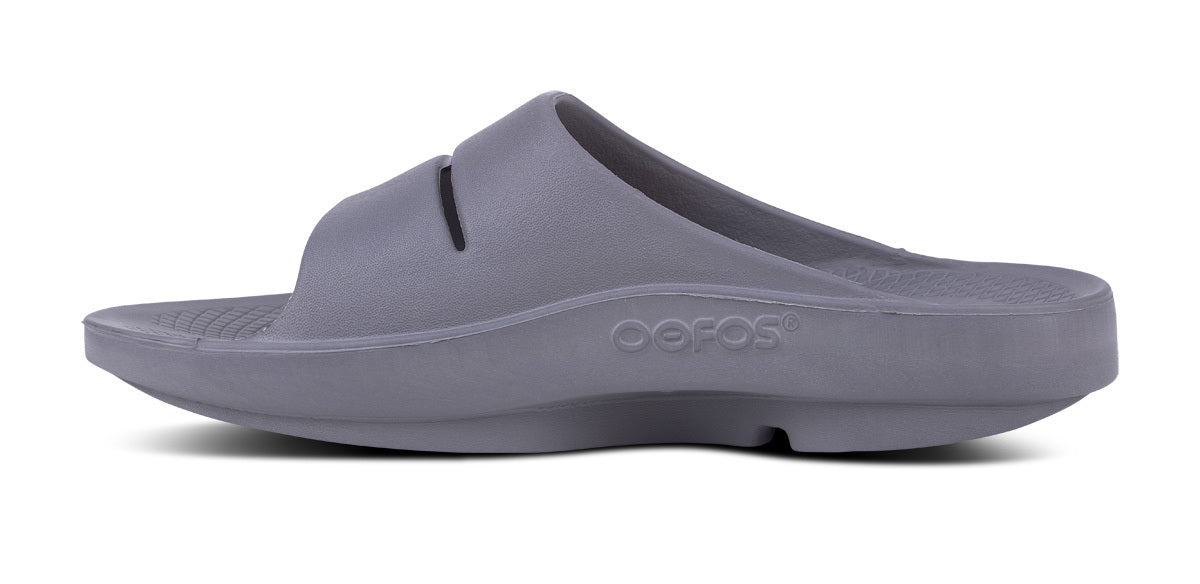 OOFOS Women's OOahh Slide Sandal - Slate