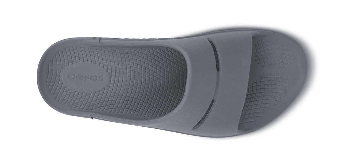 OOFOS Women's OOahh Slide Sandal - Slate