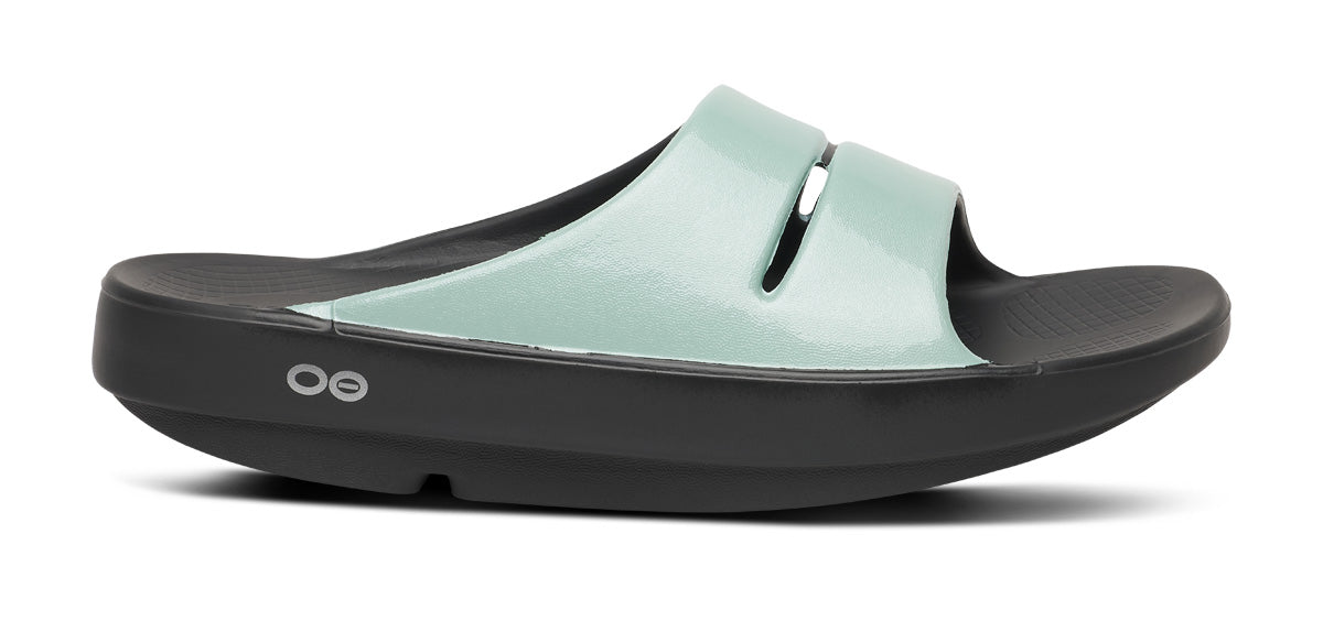 OOFOS Women's OOahh Luxe Slide Sandal - Oasis