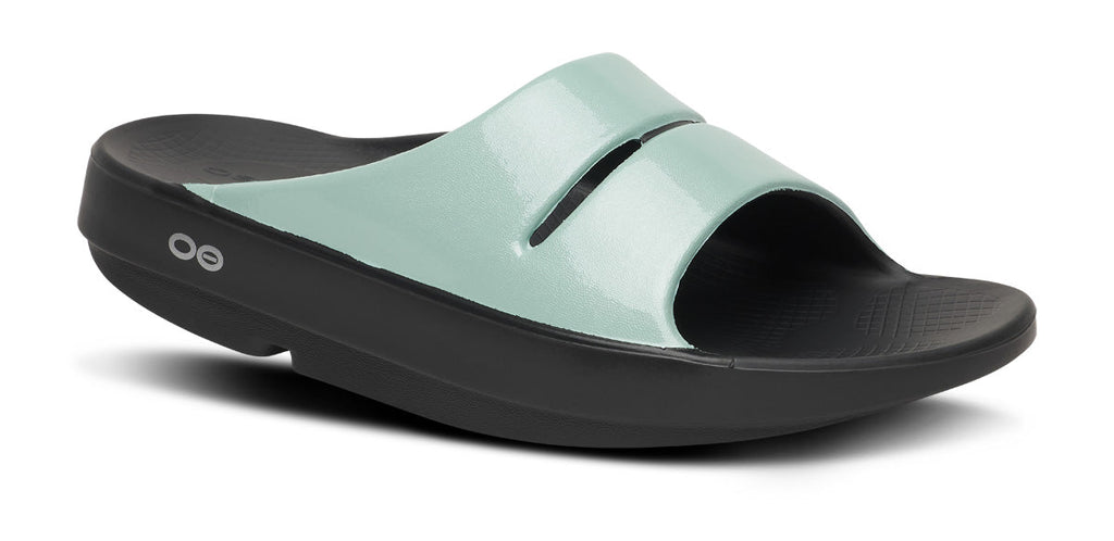 OOFOS Women's OOahh Luxe Slide Sandal - Oasis