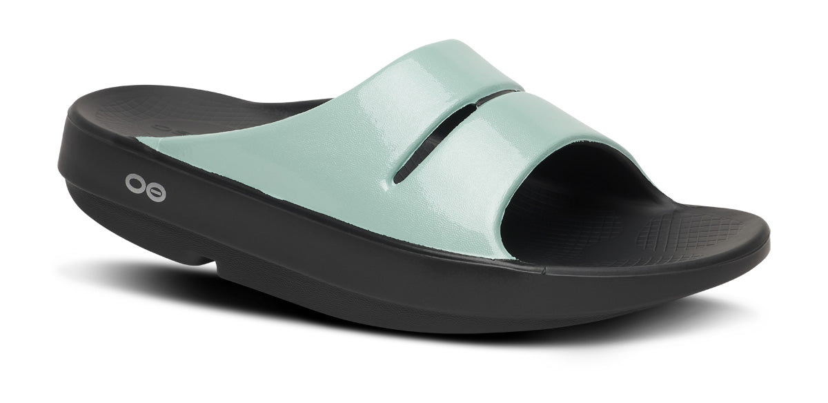 OOFOS Women's OOahh Luxe Slide Sandal - Oasis