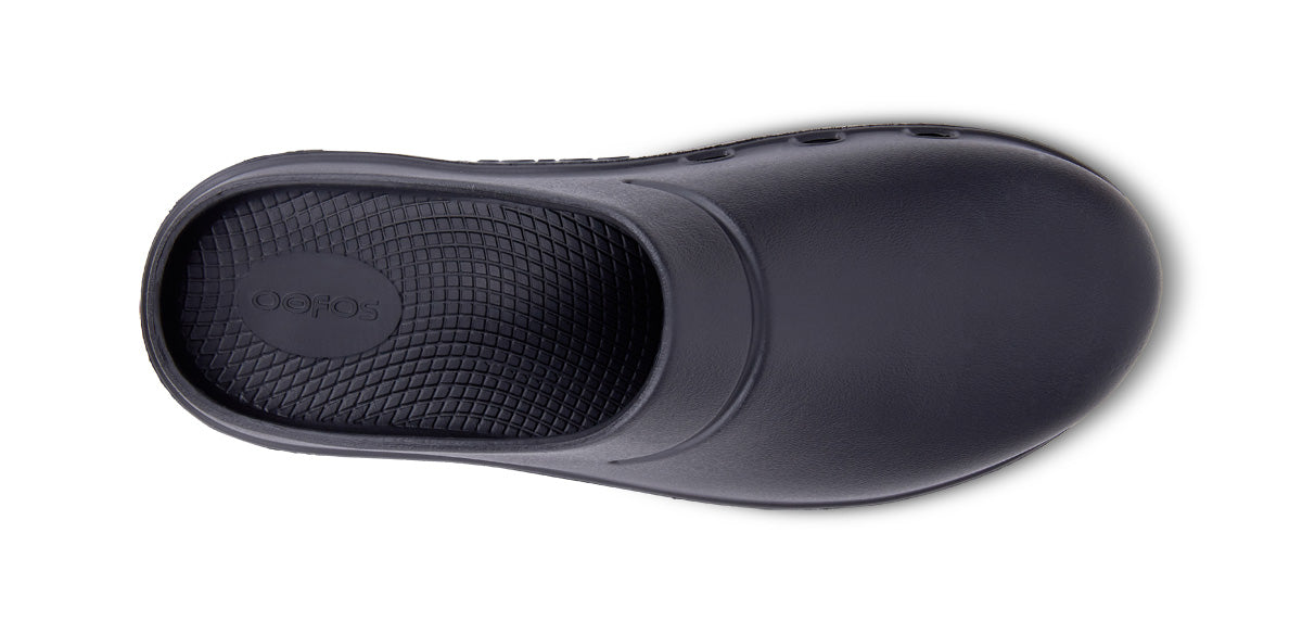 OOFOS Women's OOcloog Clog - Black