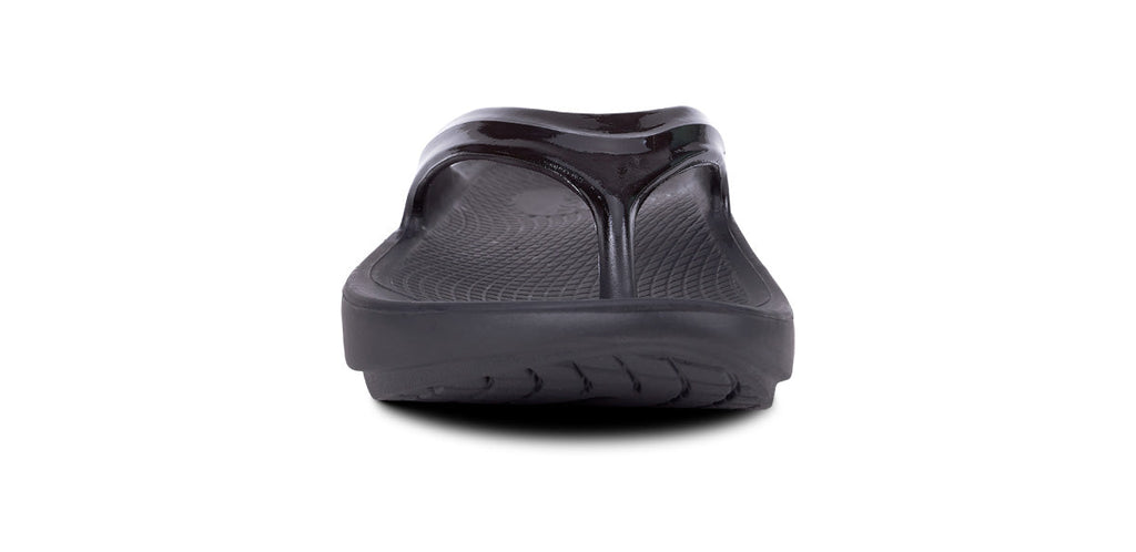 OOFOS Women's OOlala Flip-Flop Sandals - Black