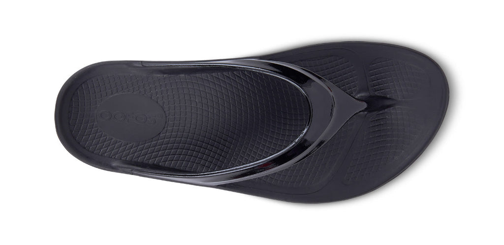 OOFOS Women's OOlala Flip-Flop Sandals - Black