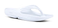 OOFOS Women's OOlala Flip-Flop Sandals - White