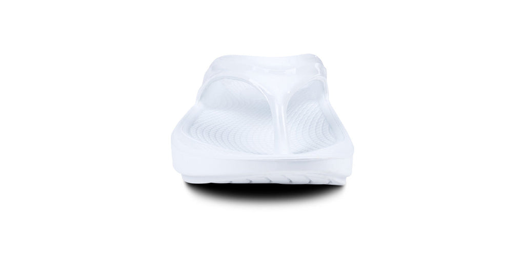 OOFOS Women's OOlala Flip-Flop Sandals - White