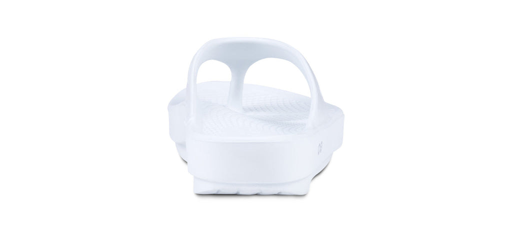 OOFOS Women's OOlala Flip-Flop Sandals - White