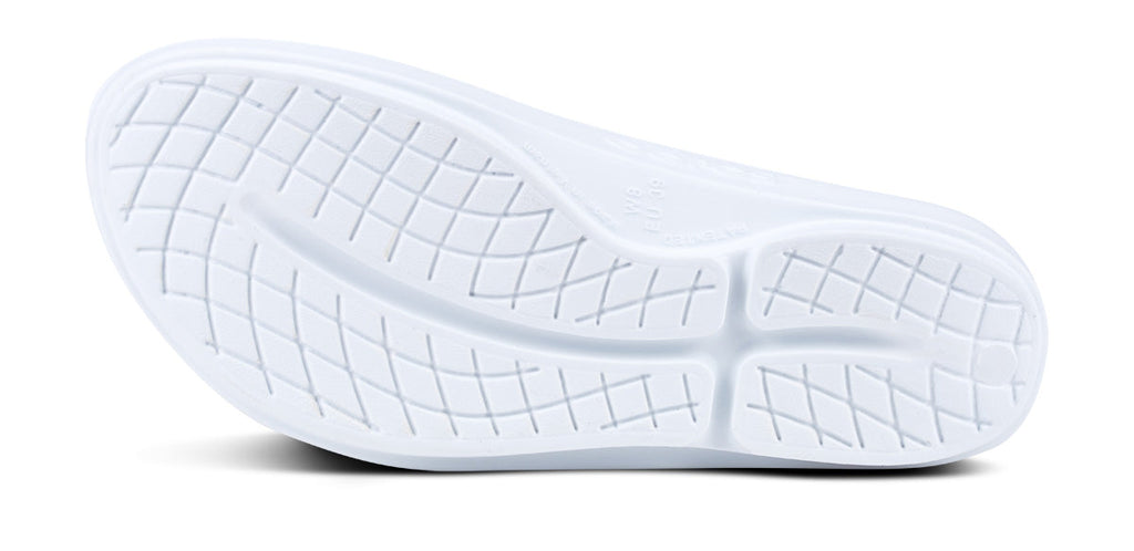 OOFOS Women's OOlala Flip-Flop Sandals - White