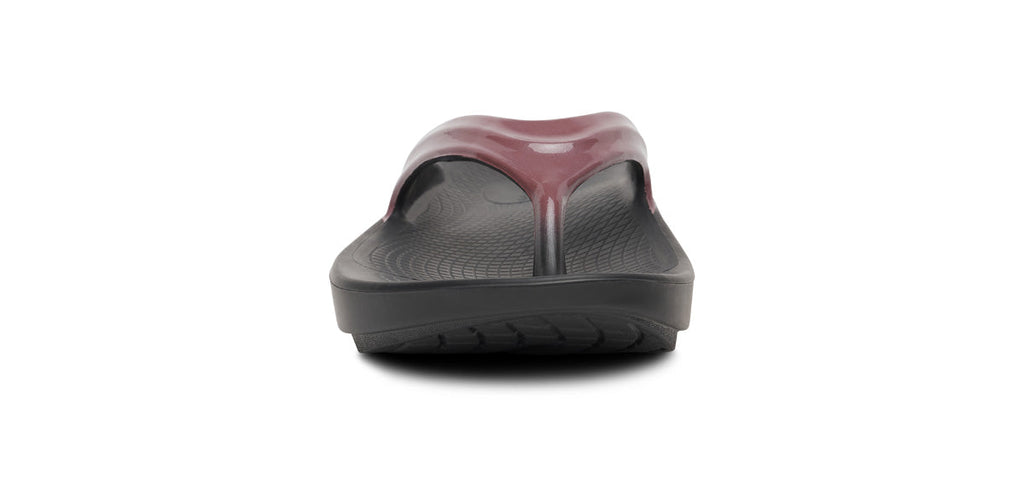 OOFOS Women's OOlala Luxe Flip-Flop Sandals - Rosewood
