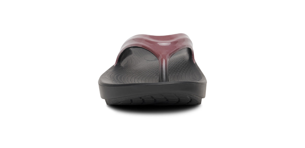 OOFOS Women's OOlala Luxe Flip-Flop Sandals - Rosewood
