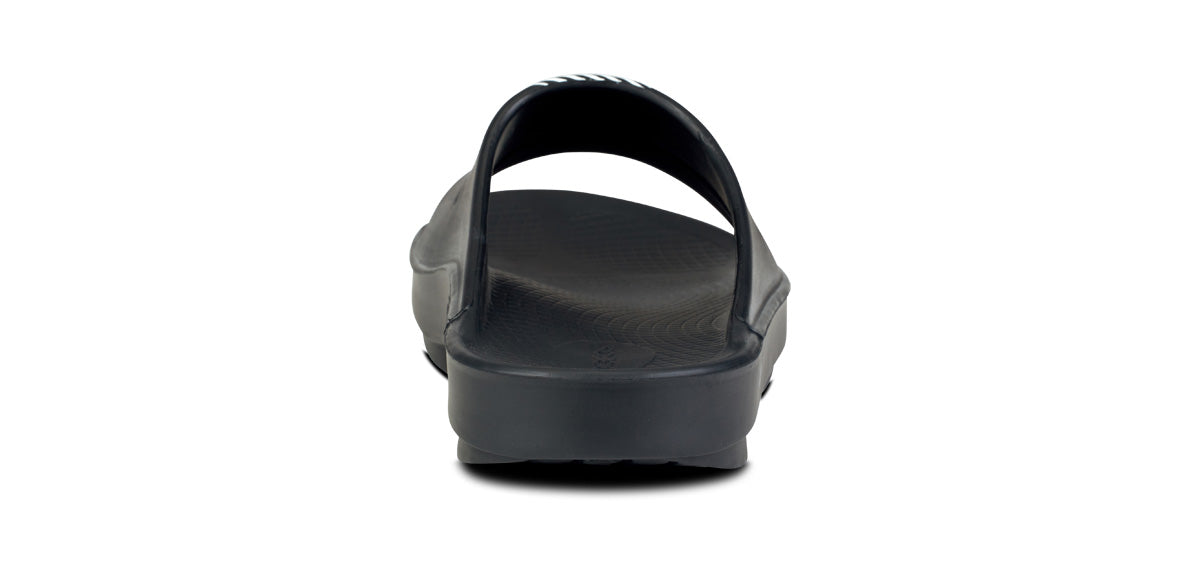 OOFOS FJ x Men's OOahh Sport Slide Sandal - Black