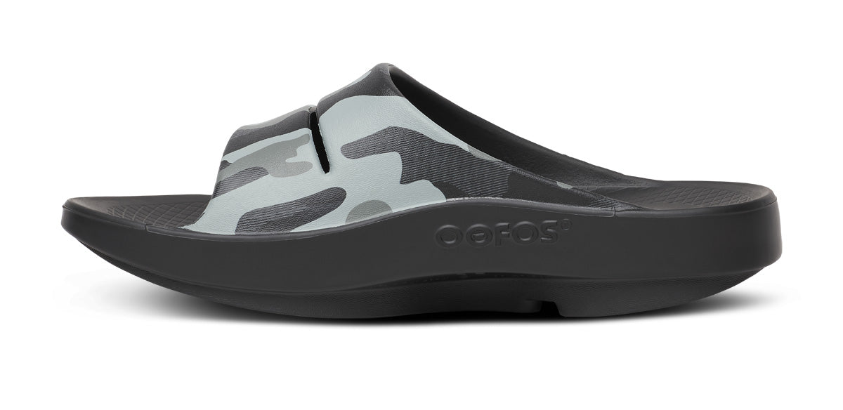 OOFOS Women's OOahh Sport Slide Sandal - Night Camo