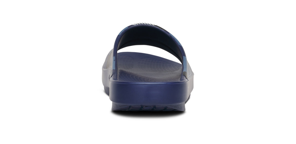 OOFOS FJ x Men's OOahh Sport Slide Sandal - Navy Camo