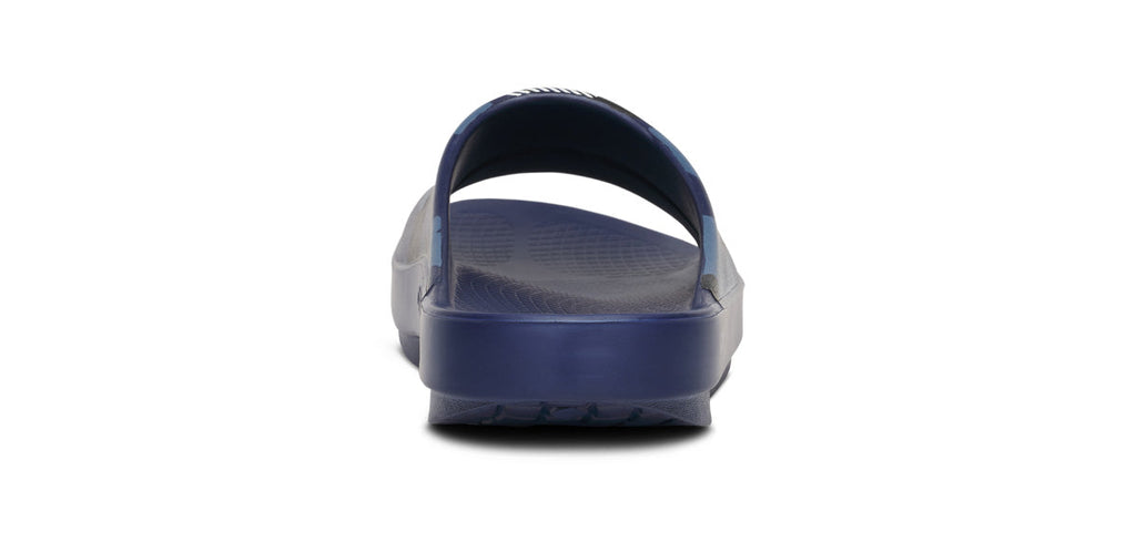 OOFOS FJ x Women's OOahh Sport Slide Sandal - Navy Camo