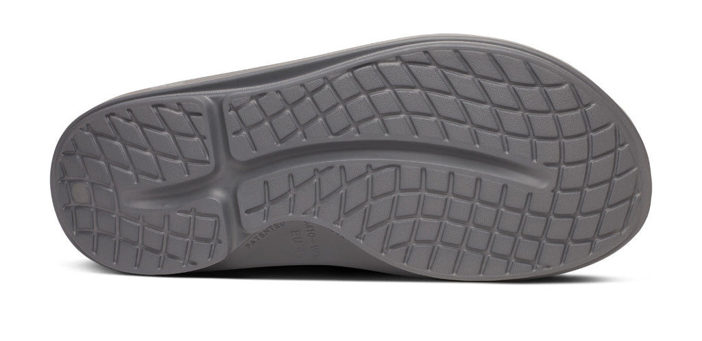 OOFOS BAUER x Women's OOahh Sport Slide Sandal - Slate