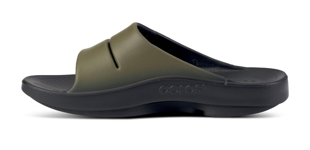 OOFOS Women's OOahh Sport Slide Sandal - Tactical Green