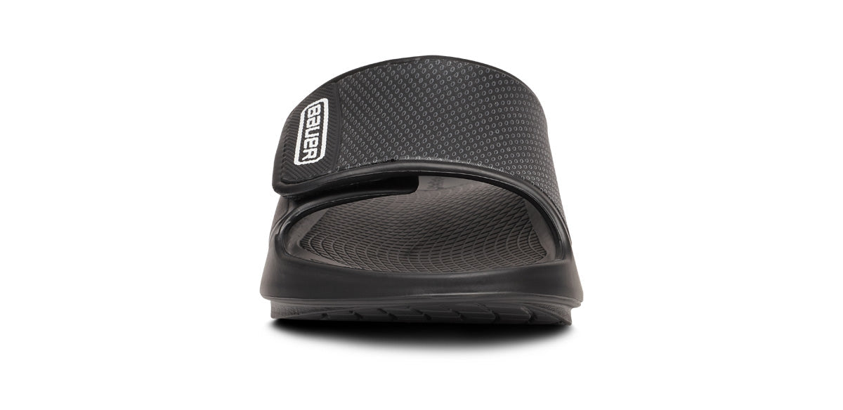 OOFOS BAUER x Men's OOahh Sport Flex Slide Sandals - Black