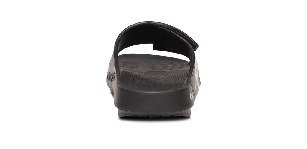 OOFOS BAUER x Men's OOahh Sport Flex Slide Sandals - Black