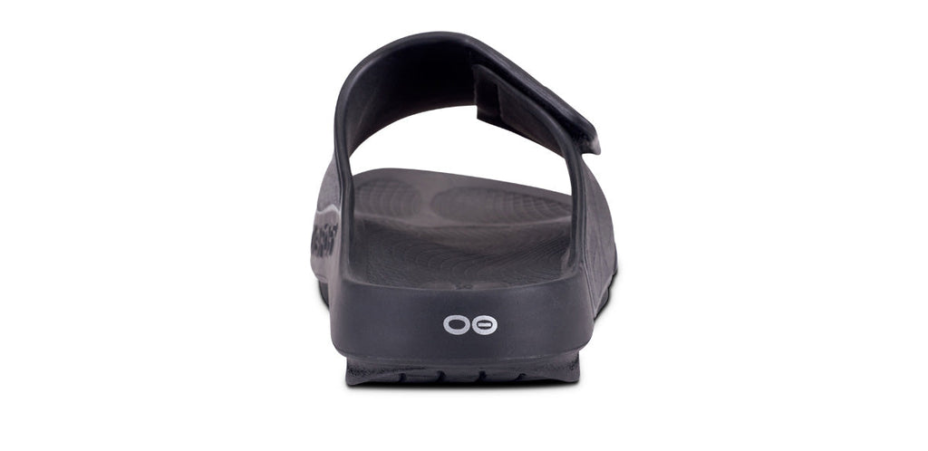 OOFOS Women's OOahh Sport Flex Slide Sandals - Matte Black
