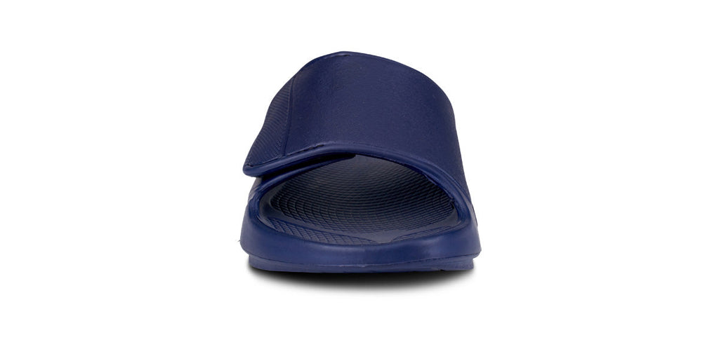 OOFOS Men's OOahh Sport Flex Slide Sandals - Navy