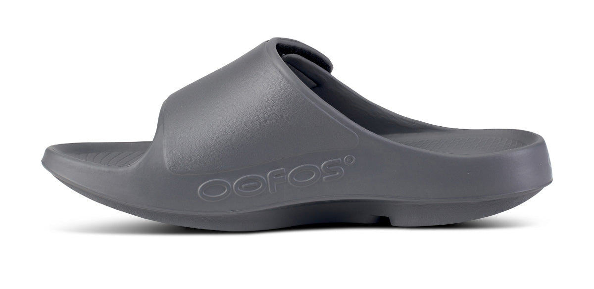 OOFOS Women's OOahh Sport Flex Slide Sandals - Slate