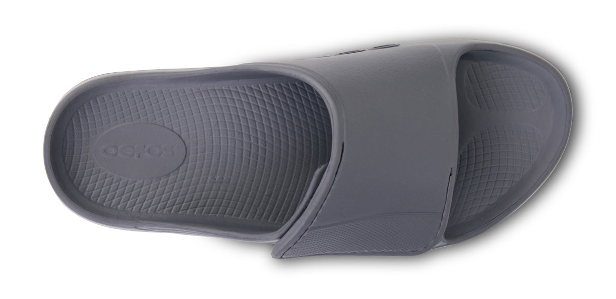 OOFOS Men's OOahh Sport Flex Slide Sandals - Slate