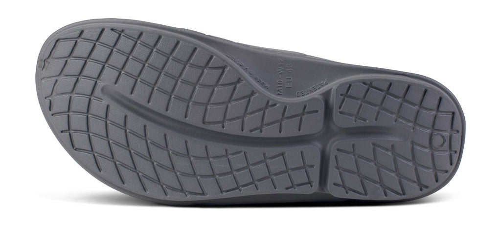 OOFOS Men's OOahh Sport Flex Slide Sandals - Slate