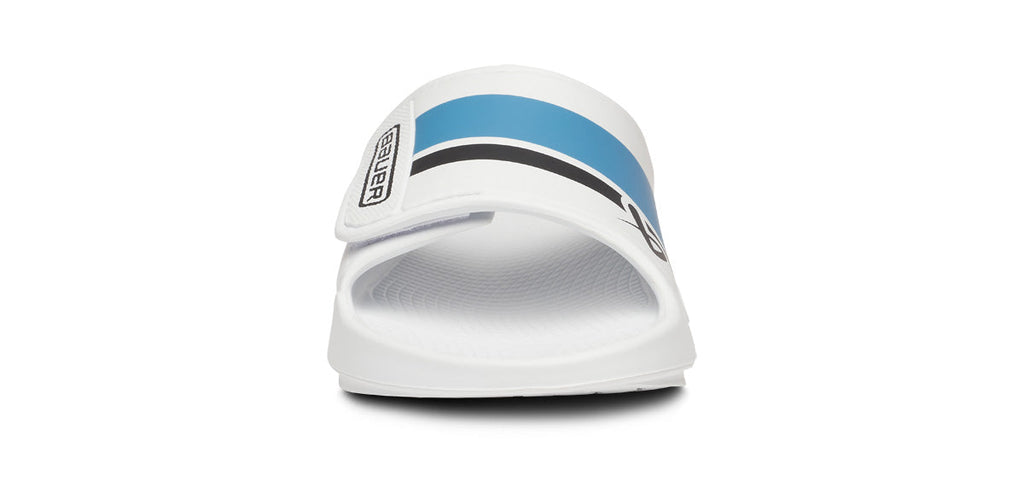 OOFOS BAUER x Men's OOahh Sport Flex Slide Sandals - White