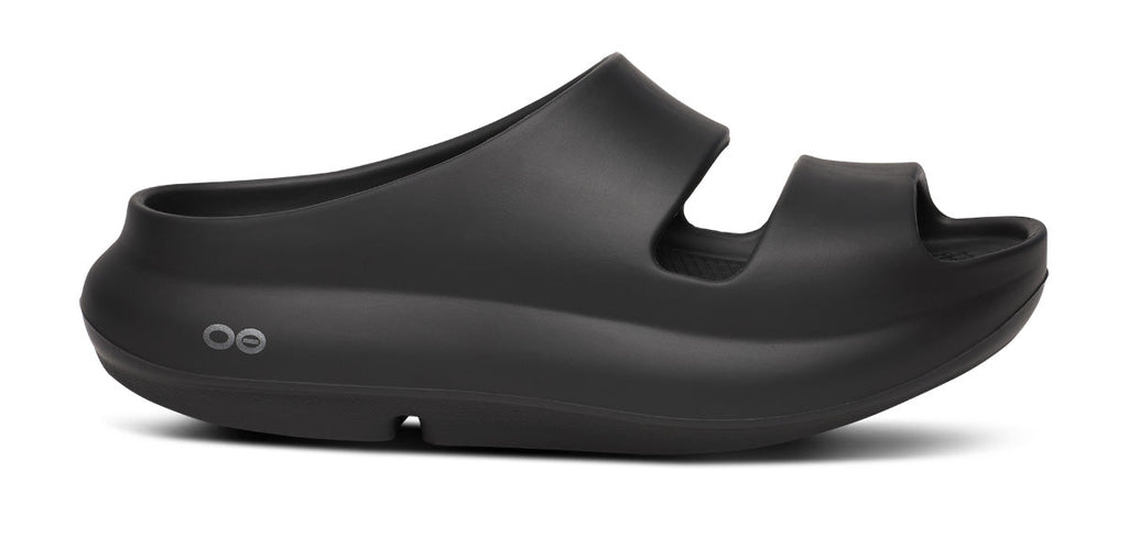 OOFOS Women's OOyea Slide Sandal - Black
