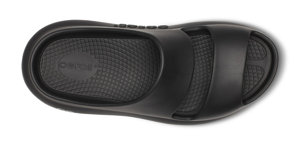 OOFOS Women's OOyea Slide Sandal - Black