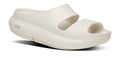 OOFOS Women's OOyea Slide Sandal - Chalk