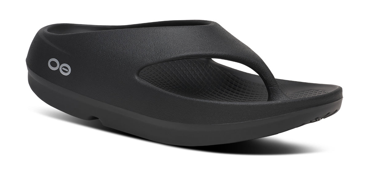 OOFOS Men's OOriginal PLUS Flip-Flop Sandals - Black