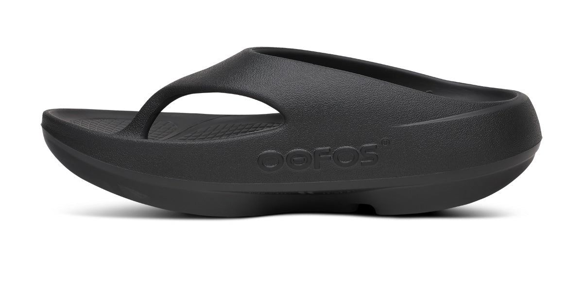 OOFOS Men's OOriginal PLUS Flip-Flop Sandals - Black
