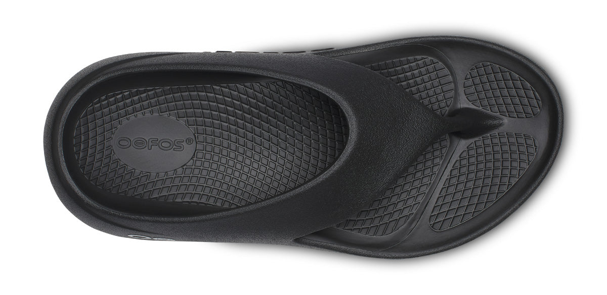 OOFOS Men's OOriginal PLUS Flip-Flop Sandals - Black