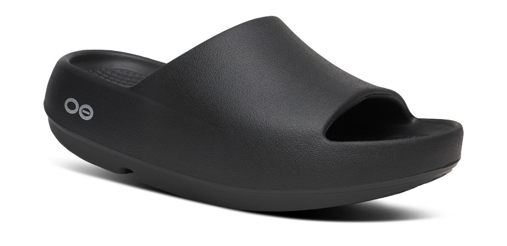 OOFOS Women's OOahh PLUS Slide Sandal - Black